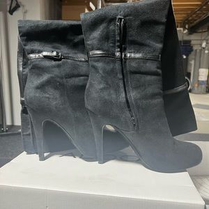 Aldo suede knee high boots, size 8 1/2